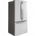 GE GWE19JSLAFSS 33 in.18.6 cu. ft. French Door Refrigerator in Stainless Steel, Counter Depth